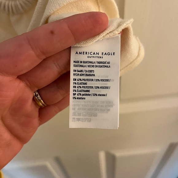 Brandy Ruched Floral Tee + AE Keyhole Crop Top Bundle –XS/S Y2K Cottage Core - Picture 9 of 9